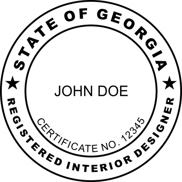 Georgia Interior Designer Seal