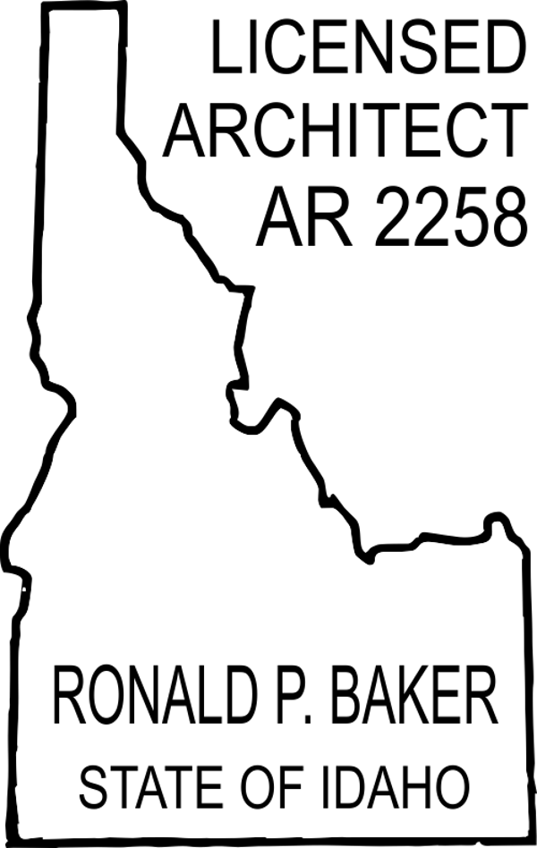 Idaho Architect Stamp Seal