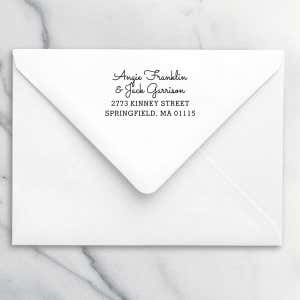 2 Name Script Address Stamp