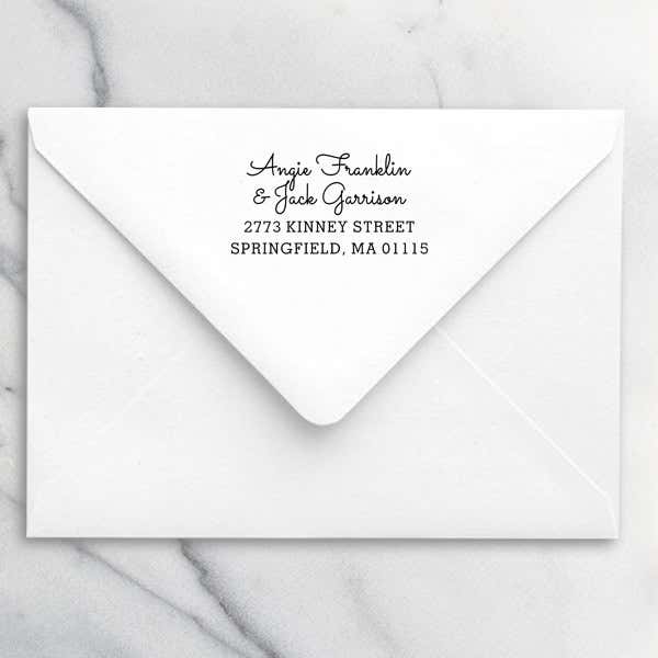 2 Name Script Address Stamp