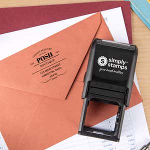 Custom logo impressions stamped onto hang tags