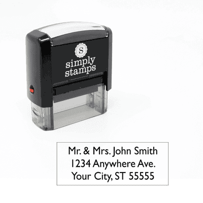 3 Line Address Self-Inking Stamp