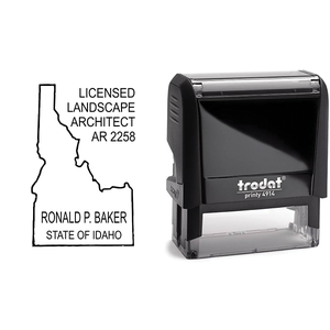 State of Idaho Landscape Architect Seal Body and Imprint