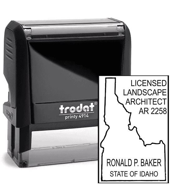 Idaho Landscape Architect Seal