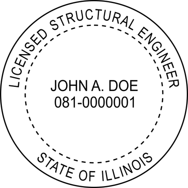 State of Illinois Structural Engineer Seal