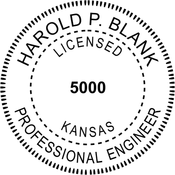 State of Kansas Engineer Seal