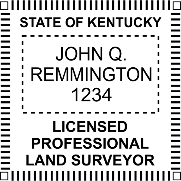 Kentucky Land Surveyor Stamp Seal