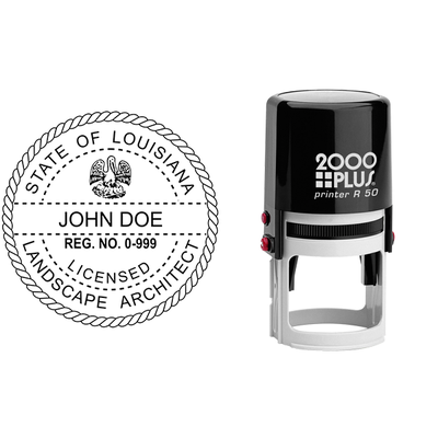 Louisiana Landscape Architect Seal - alternate view