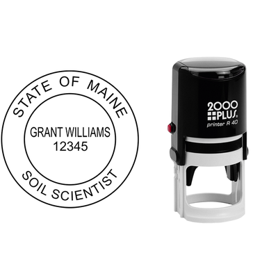 Maine Soil Scientist Seal - alternate view