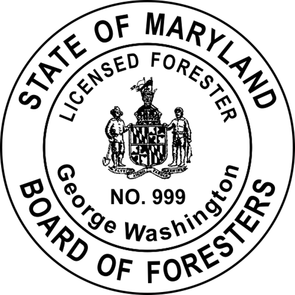 Maryland Forester Stamp Seal