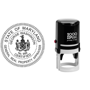 State of Maryland General Appraiser Seal Body and Imprint