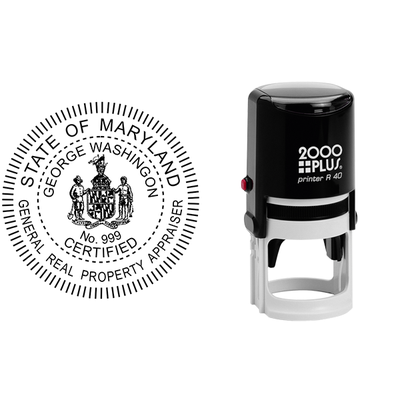 Maryland General Appraiser Seal - alternate view