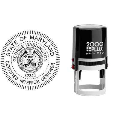 Maryland Interior Designer Seal - alternate view