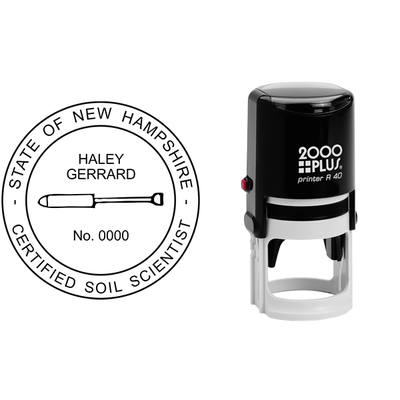New Hampshire Soil Scientist Seal - alternate view