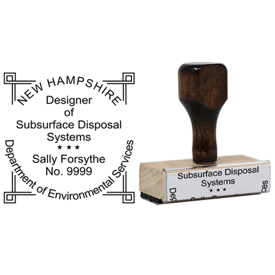 New Hampshire Subsurface Disposal Systems Designer Seal - alternate view