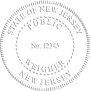 State of New Jersey Public Weigher Embosser