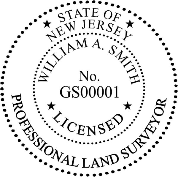 New Jersey Surveyor Seal