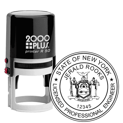 State of New York Engineer Seal - alternate view