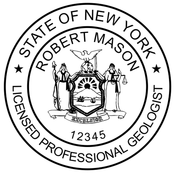 New York Geologist Stamp