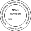 Official North Dakota Dual Engineer & Surveyor Stamp & Seal