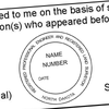 State of North Dakota Land Engineer & Surveyor Seal Imprint