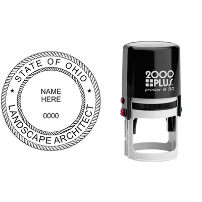 Ohio Landscape Architect Seal - alternate view