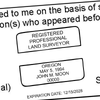 State of Oregon Land Surveyor