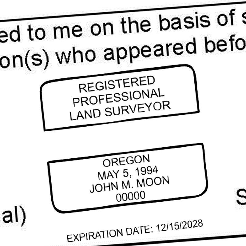 State of Oregon Land Surveyor