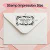 Citrus Grove Return Address Stamp – impression size guide