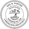 Tennessee Landscape Architect Stamp Seal