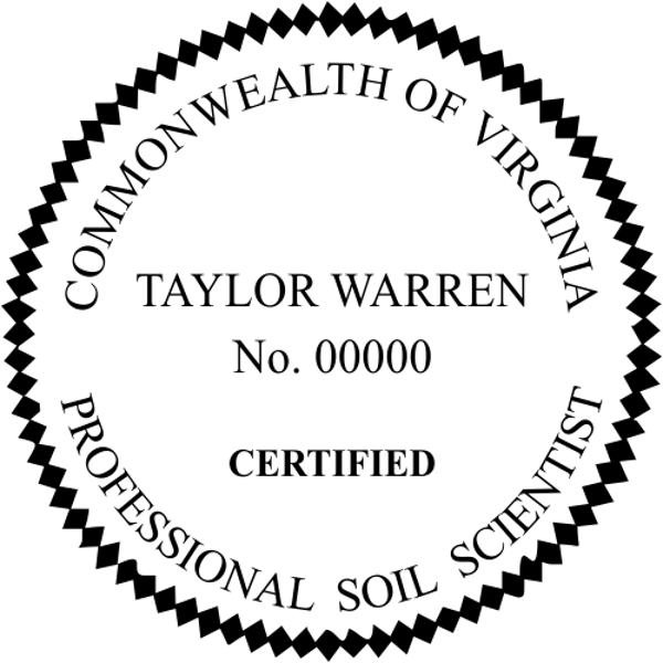 Virginia Soil Scientist Seal