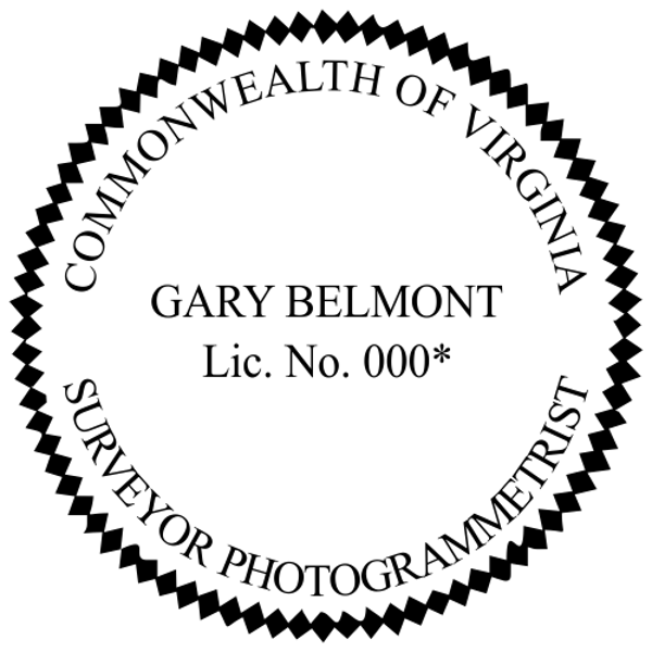 Virginia Surveyor Photogrammetrist Seal