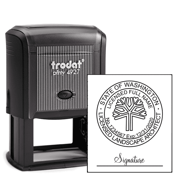 Washington Landscape Architect Seal Stamp