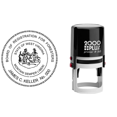 West Virginia Forester Seal - alternate view