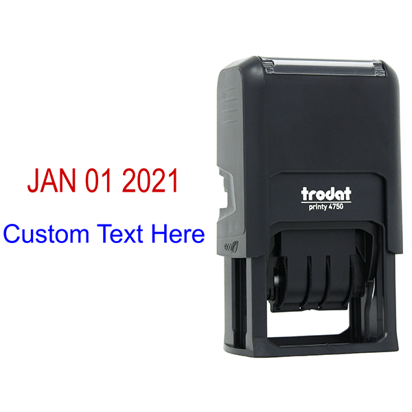 SelfInking Dater Stamp with Custom Text Simply Stamps