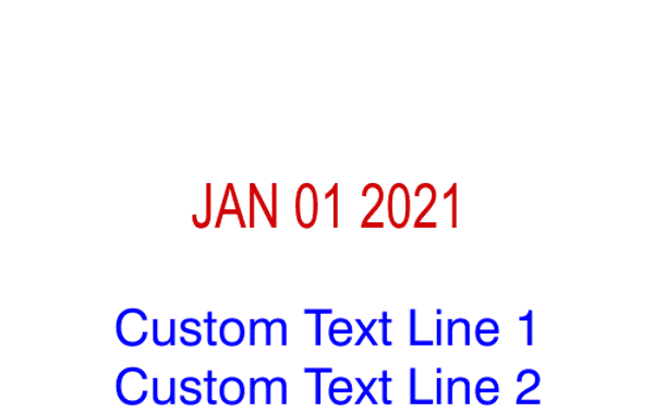 Custom Text Dater stamp