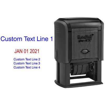 1 Top Line 3 Bottom Date Stamp - alternate view