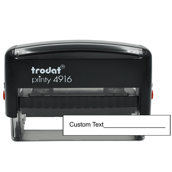 1 Line Form Custom Rubber Stamp