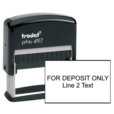 2 Line Deposit Stamp