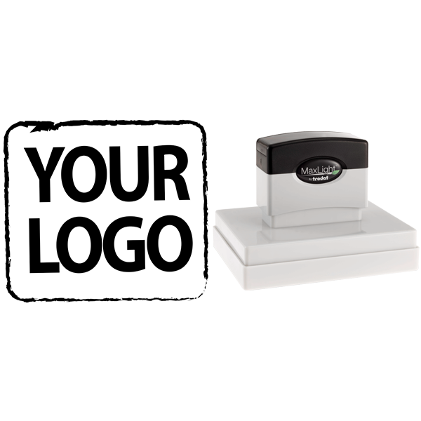 Extra Large Custom Logo Pre-Inked Stamp
