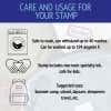 Care and usage for the Steamboat Willie Custom Clothing Stamp