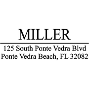 Last Name Address Stamp