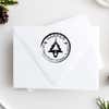 Christmas Address Stamp Imprint Example