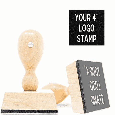 4 inch Custom Logo Stamp