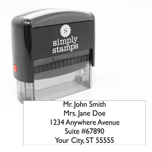 5 Line Address Stamp