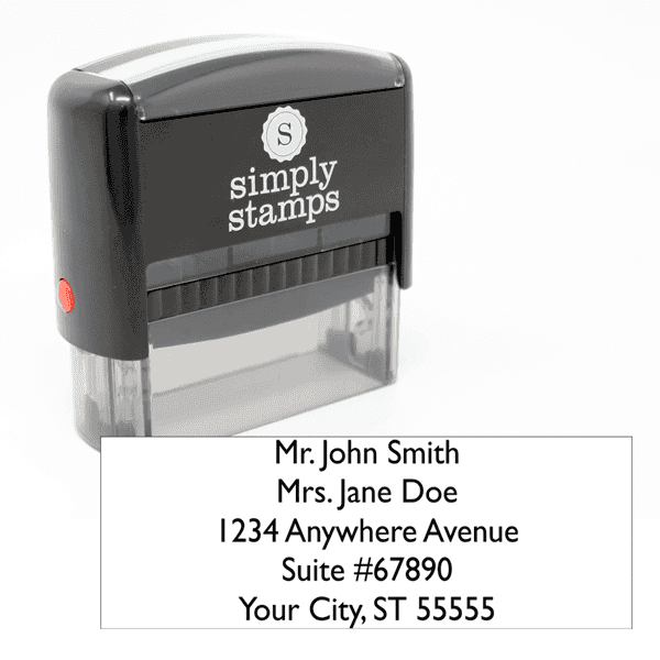Custom 5 Line Address Stamp