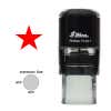 Star stamp impression size along with the Shiny R-517 stamp