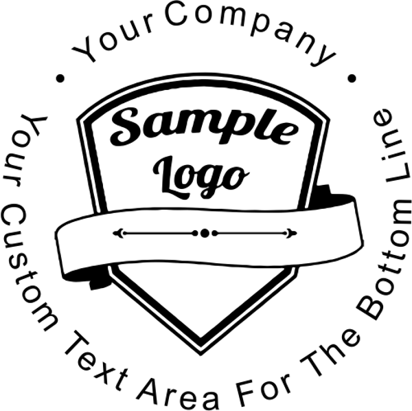 Custom Centered Logo Stamp