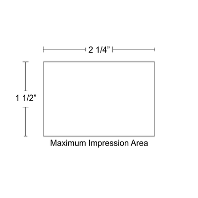 Customizable Trodat Professional 5207 Heavy Duty Self-Inking Stamp with Stainless Steel Frame and 1.5" x 2.25" Impression Size - alternate view