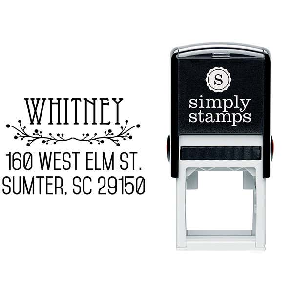 Cherry Tree Address Stamp Body and Design